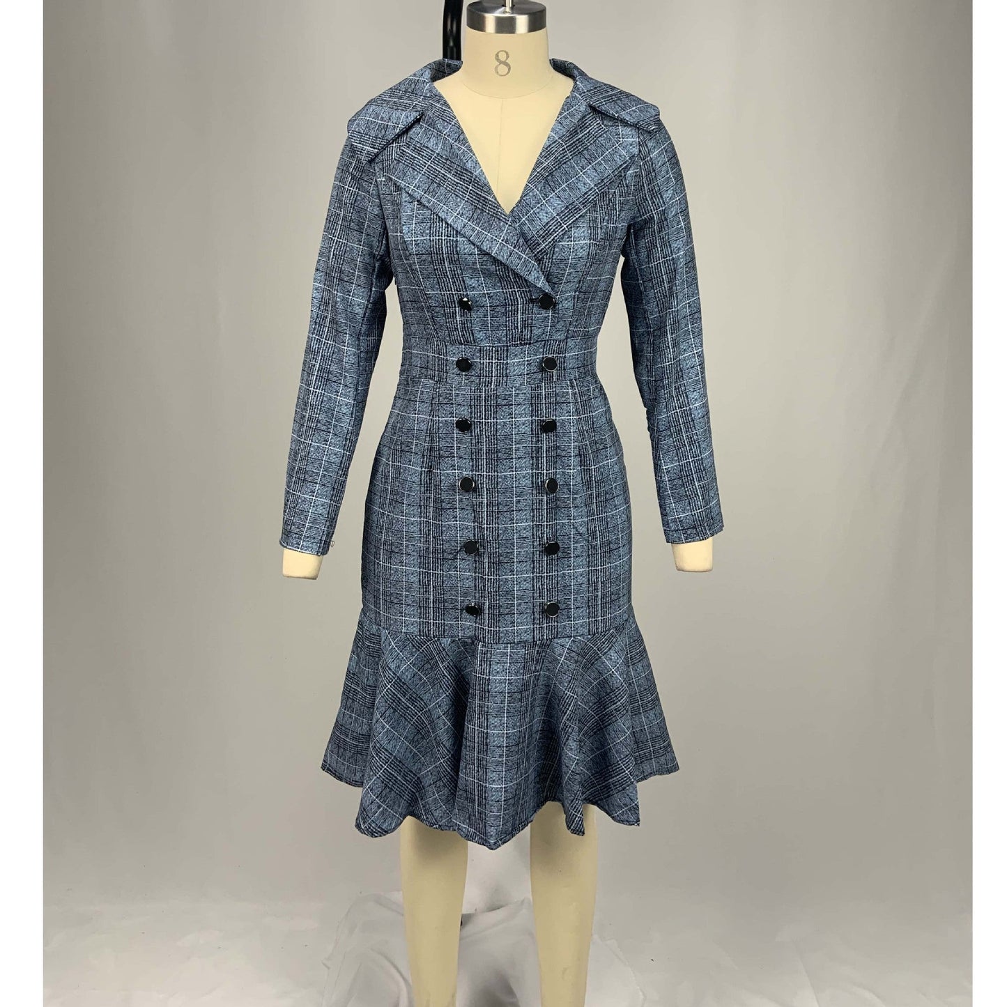 Elegant Office Lady Women Plus Sizes Dresses-Dresses-Free Shipping at meselling99