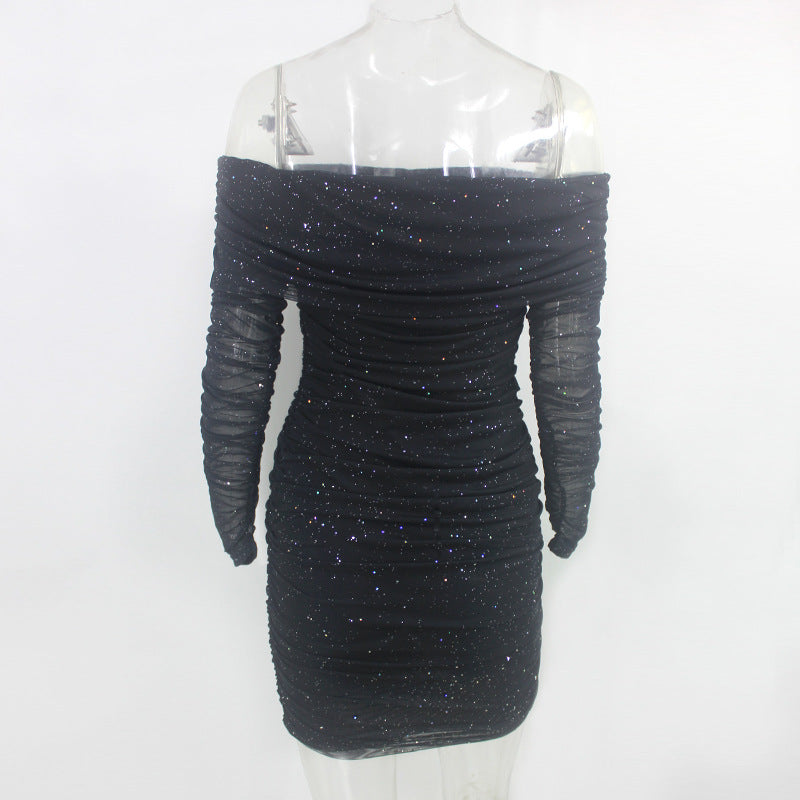 Sexy Off The Shoulder Mini Party Dresses-Dresses-Free Shipping at meselling99