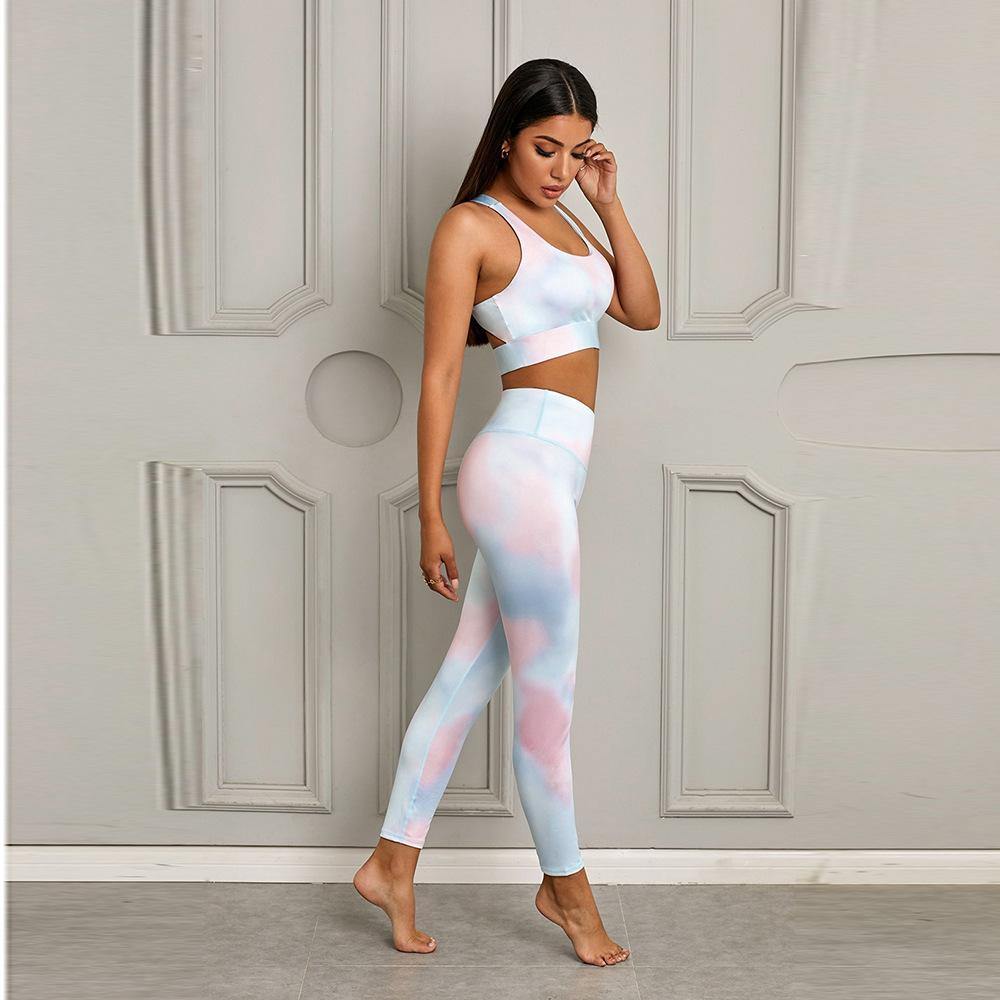 New Fashion High Waist Yoga Sports Suits-STYLEGOING