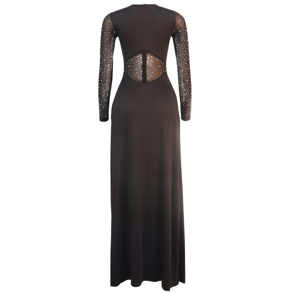 Sexy See Through Rhinestone Night Club Suits-Sexy Party Dresses-Free Shipping at meselling99