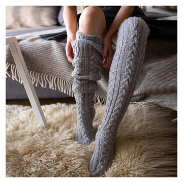 Casual Over The Knee Knitted Socks
