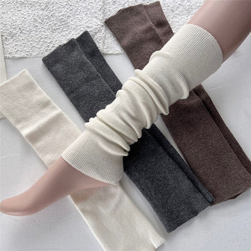 Long Solid Color Over-The-Knee Leg Warmers