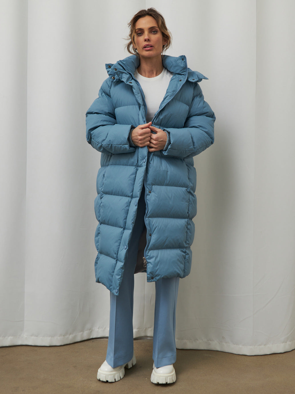 Fashion Luxury Warm Long Down Jackets for Women