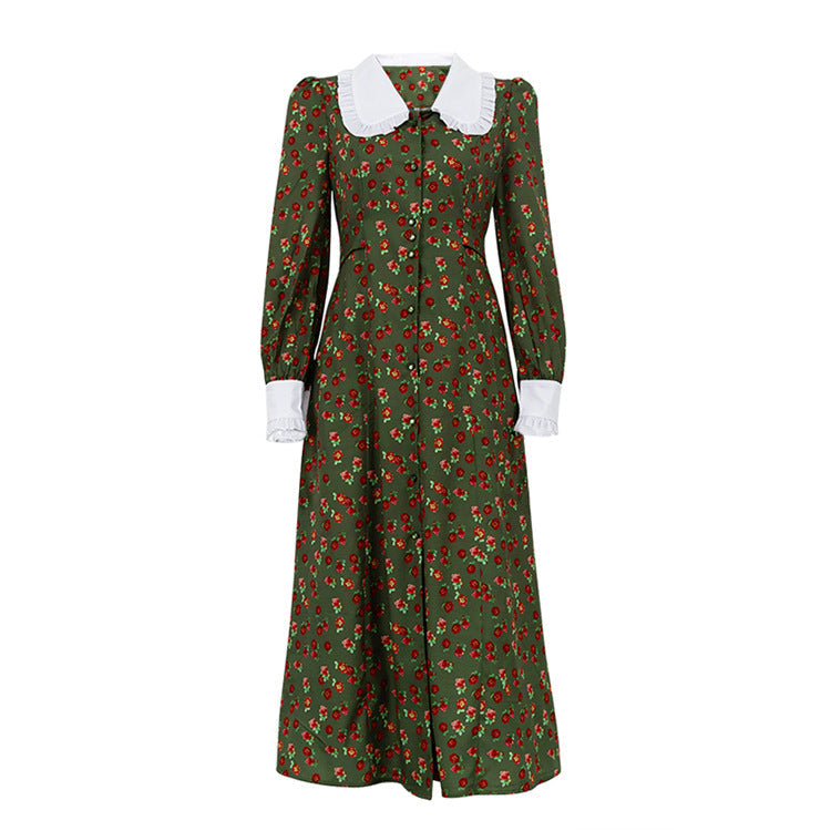 Women's Elegant Floral Print Dress