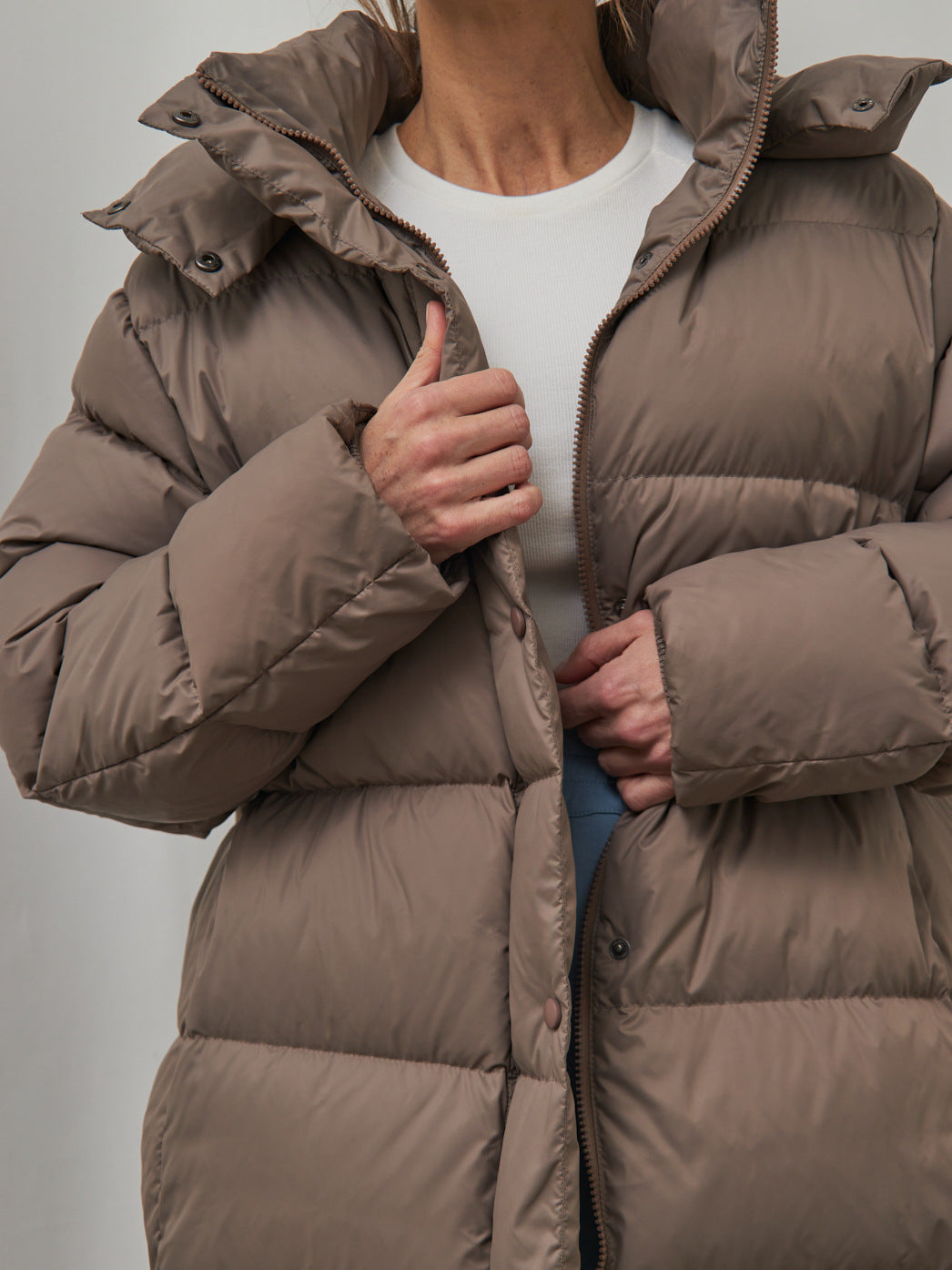 Fashion Luxury Warm Long Down Jackets for Women
