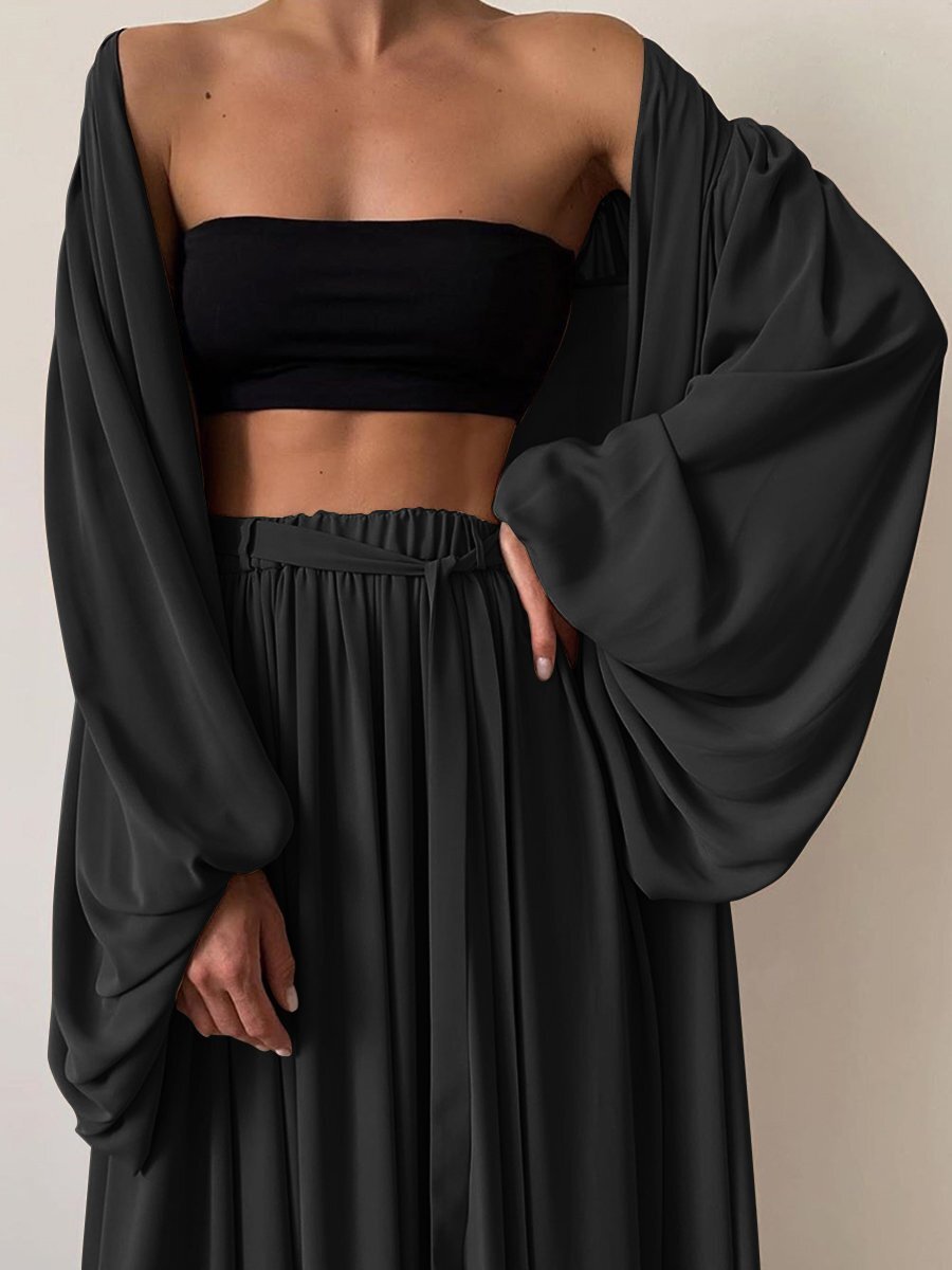 Women's Spring Summer Outfits – Sexy 3-Piece Outerwear Set