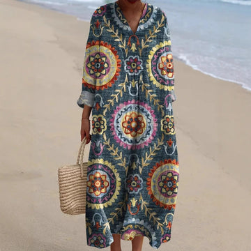 Women's Long Sleeve Shirt Dress