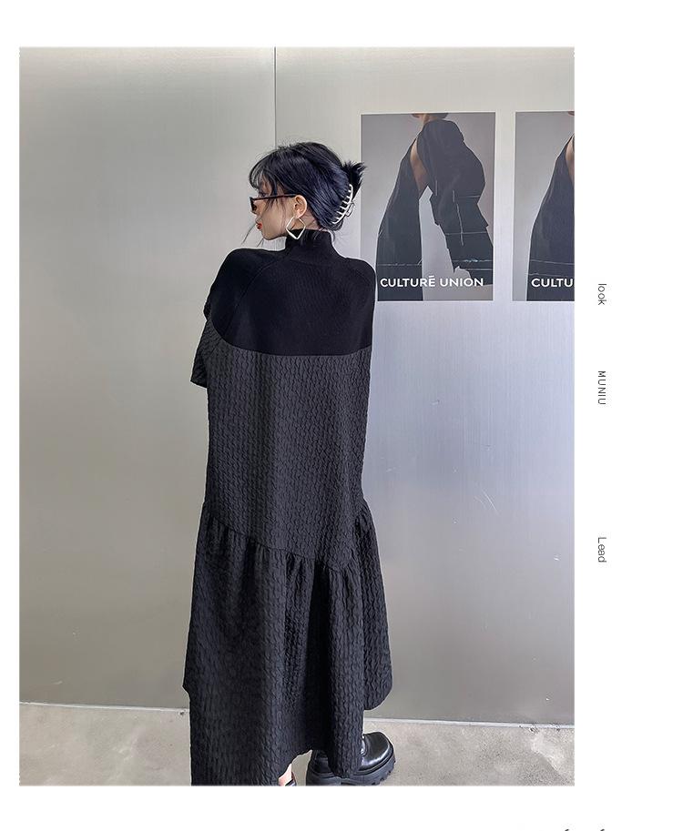 Classy Stand Collar Cozy Long A Line Dresses-Dresses-Free Shipping at meselling99