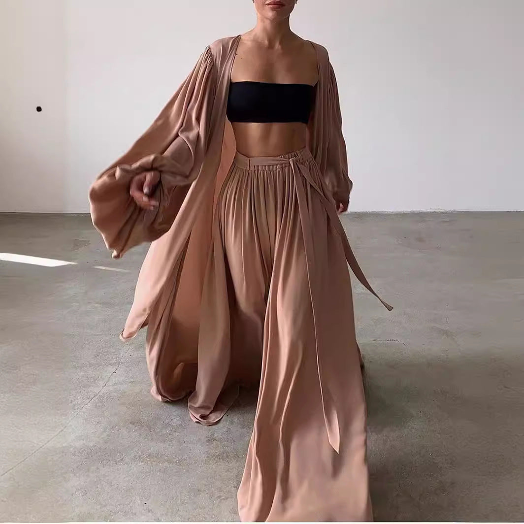 Women's Spring Summer Outfits – Sexy 3-Piece Outerwear Set