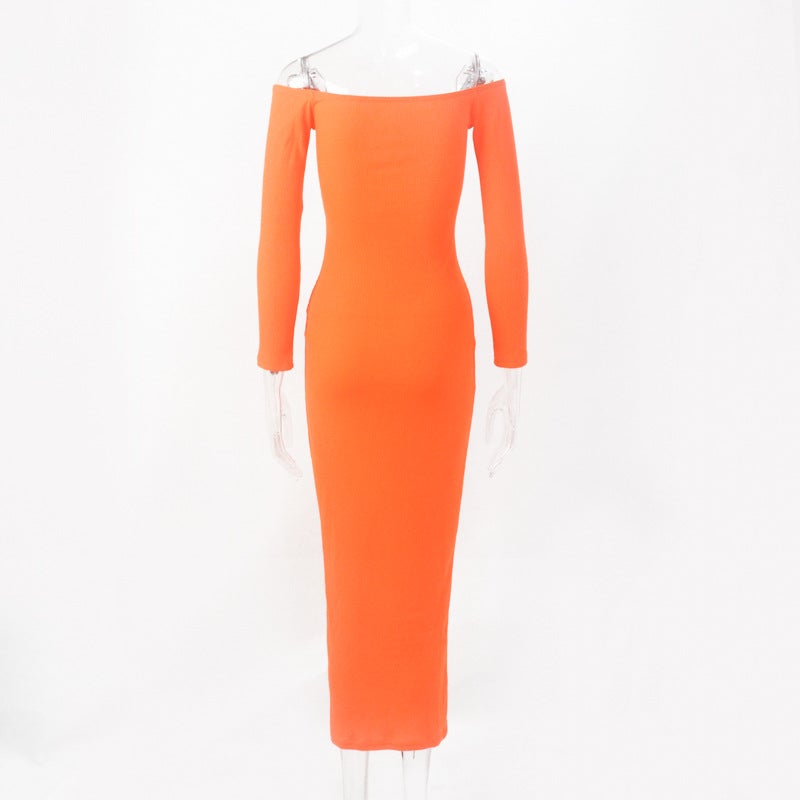 Sexy Off The Shoulder Backless Long Dresses-Dresses-Free Shipping at meselling99