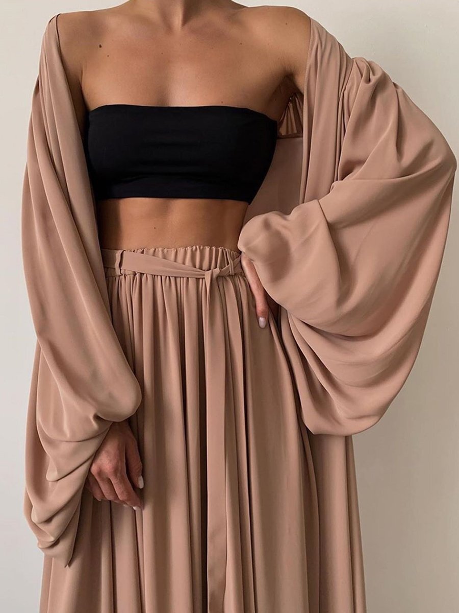 Women's Spring Summer Outfits – Sexy 3-Piece Outerwear Set