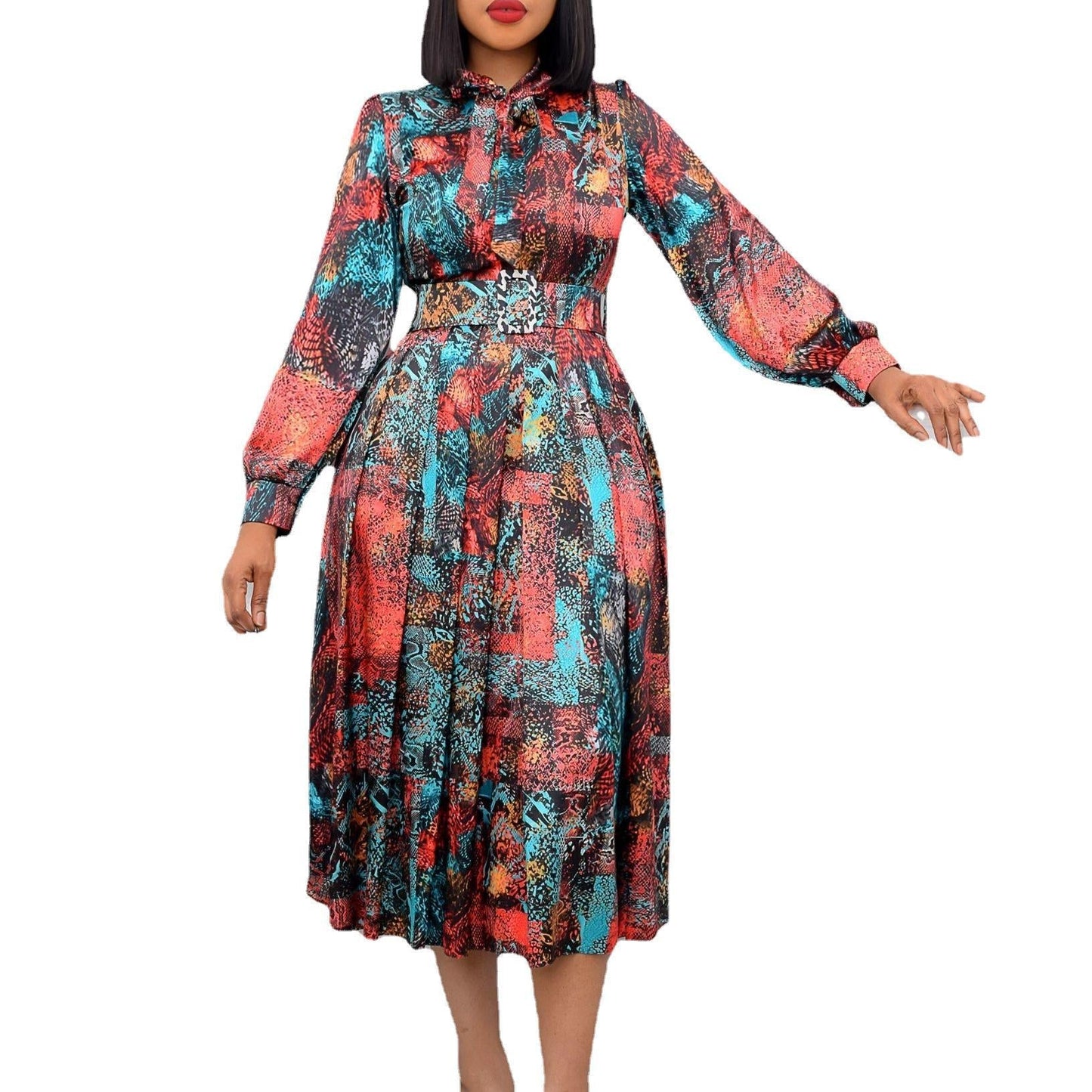 Elegant High Waist Plus Sizes Party Dresses for Women-Dresses-Free Shipping at meselling99