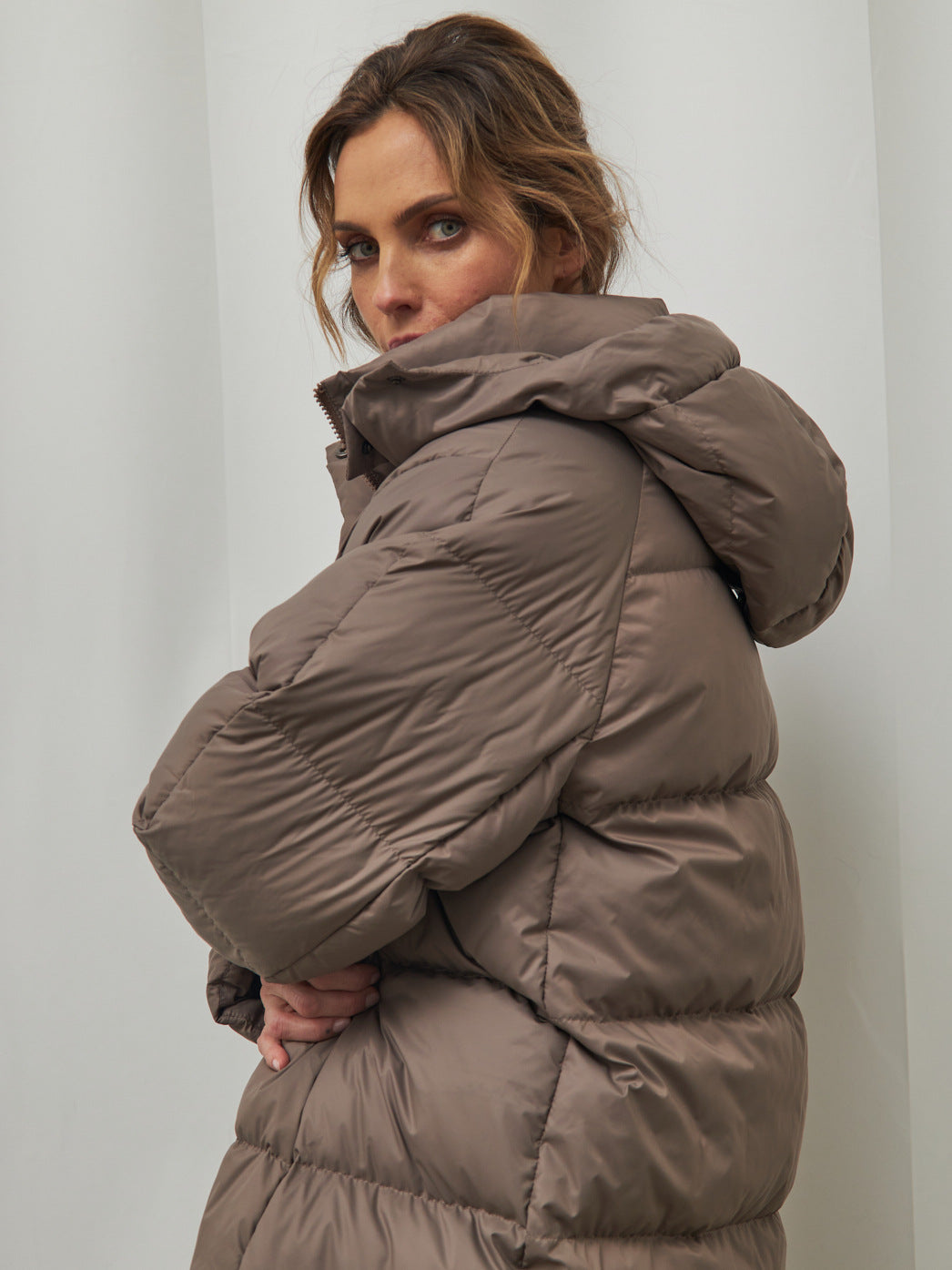 Fashion Luxury Warm Long Down Jackets for Women