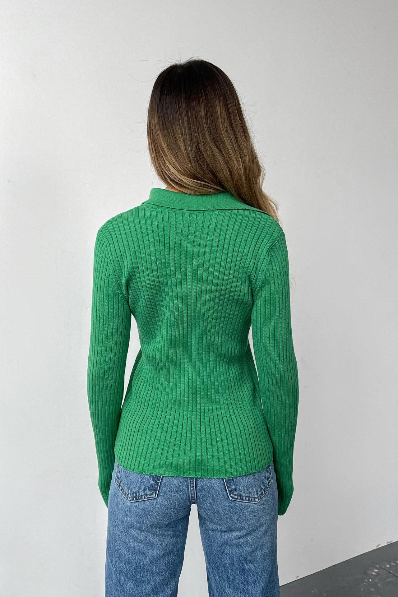 Sexy Polo Neck Knitted Pullover Sweaters