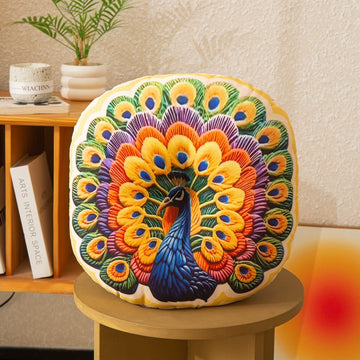 Round Ethnic Style Cushion
