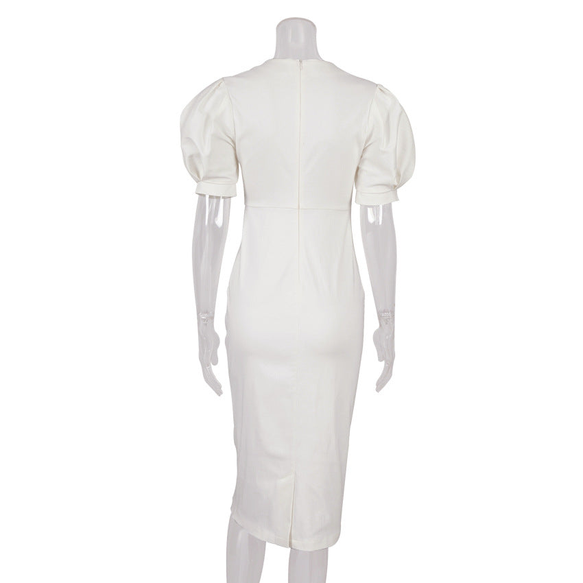 Sexy Short Sleeves Sheath Dresses-Dresses-Free Shipping at meselling99