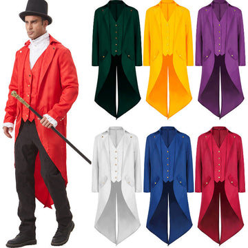 Men's Medieval Vintage Ball Tailcoat Coat
