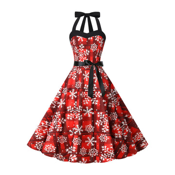 Elegant Audrey Hepburn-Inspired Vintage Dress
