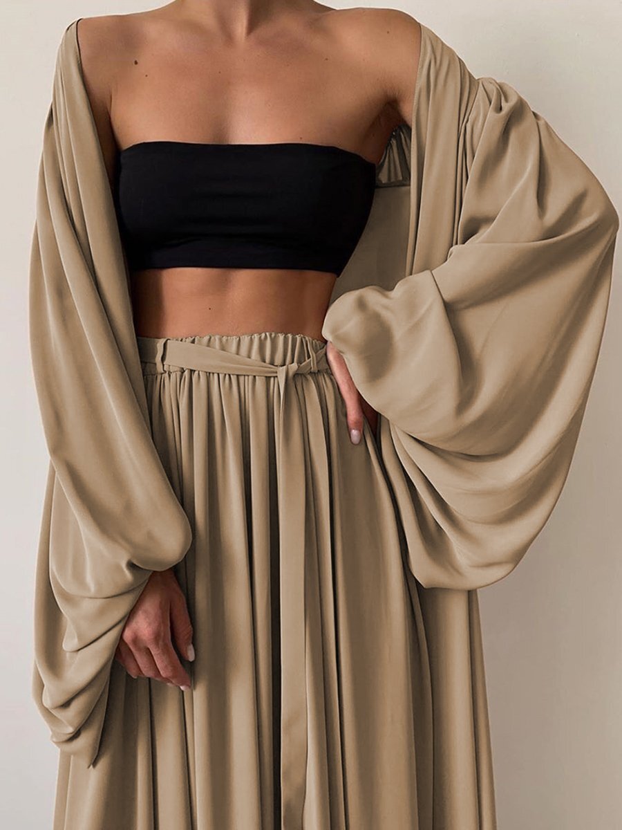 Women's Spring Summer Outfits – Sexy 3-Piece Outerwear Set