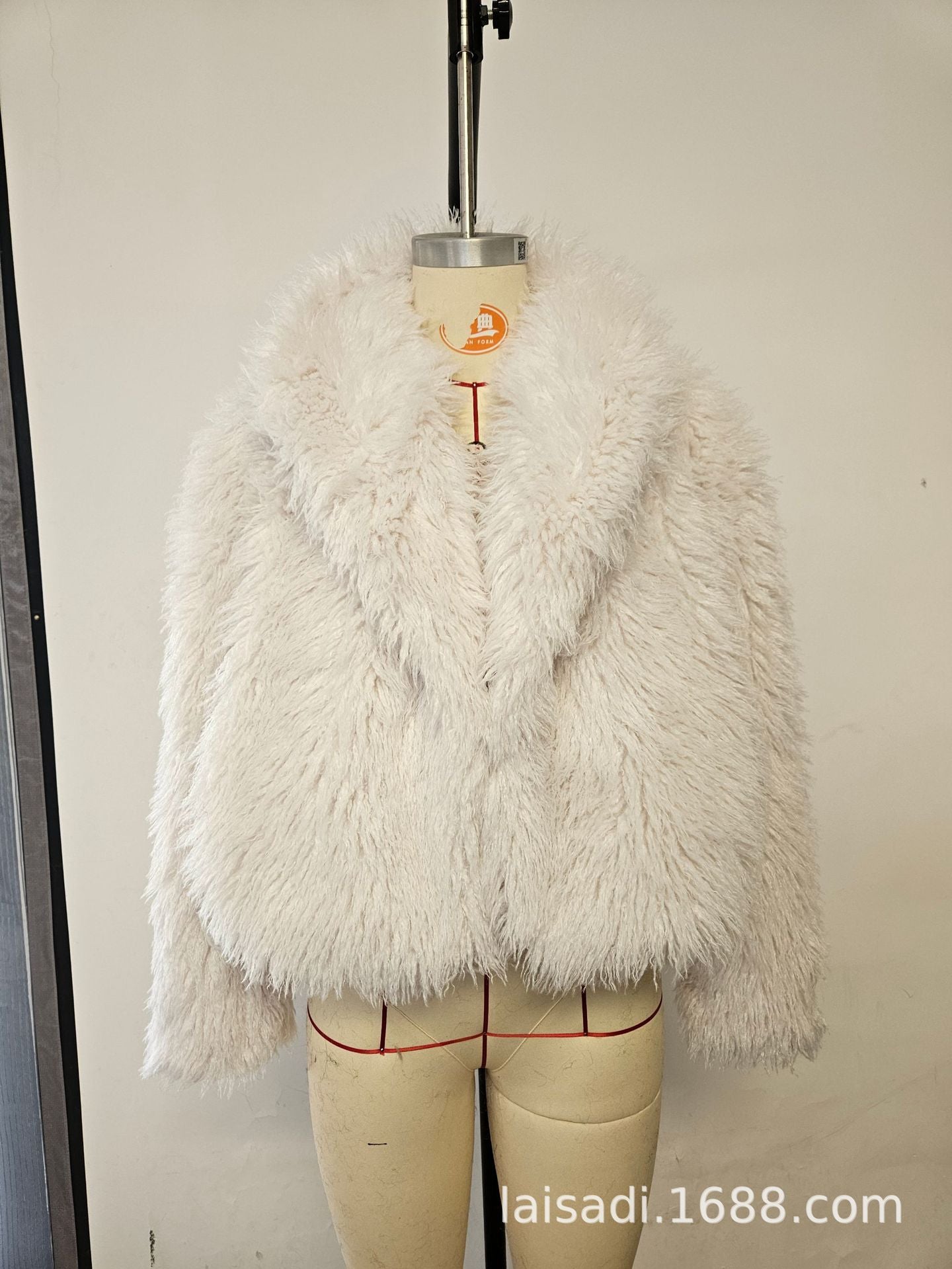 Stylish Short Eco-Friendly Faux Fur Jacket