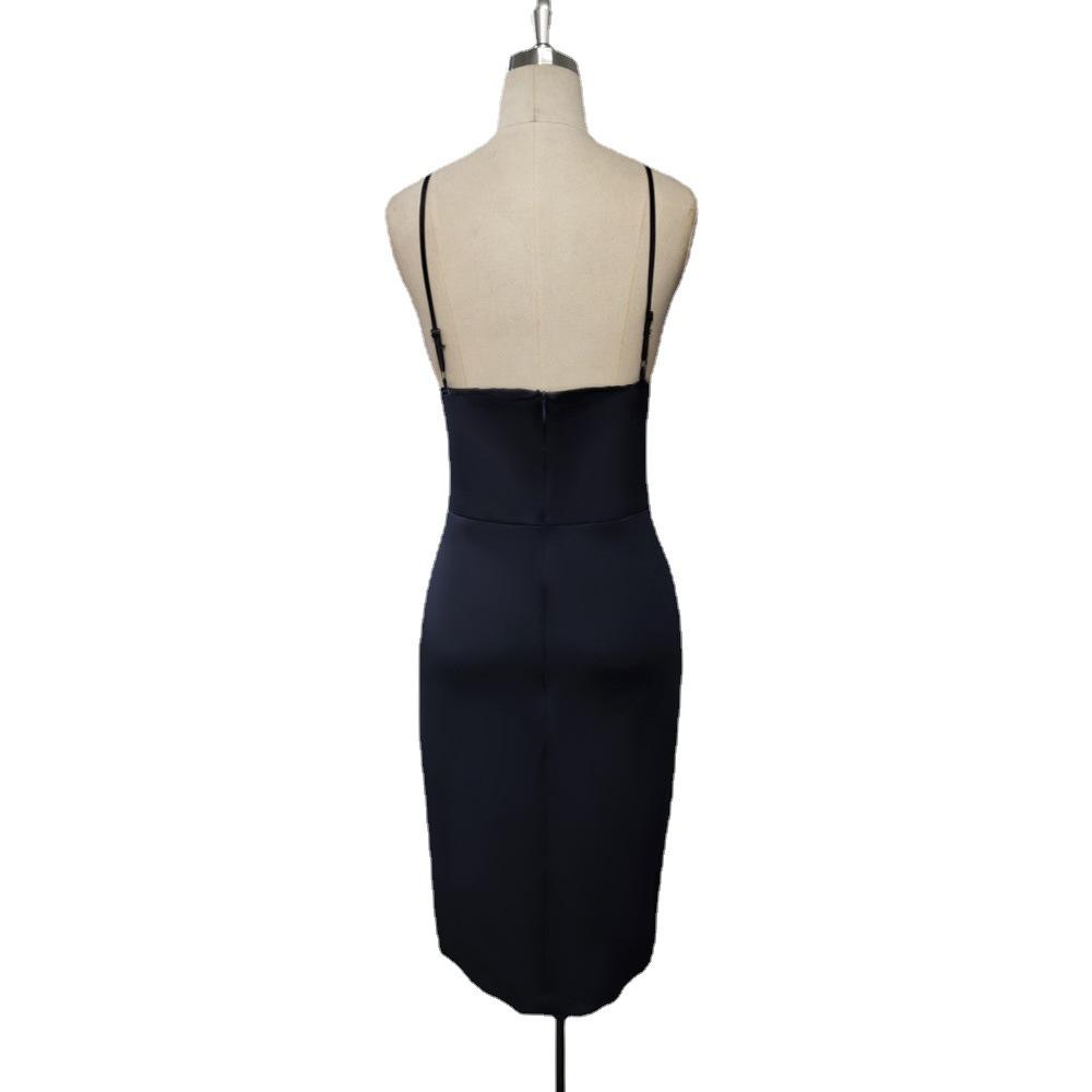 Sexy Backless High Waist Bodycon Ruffled Flower Dresses-Sexy Dresses-Free Shipping at meselling99