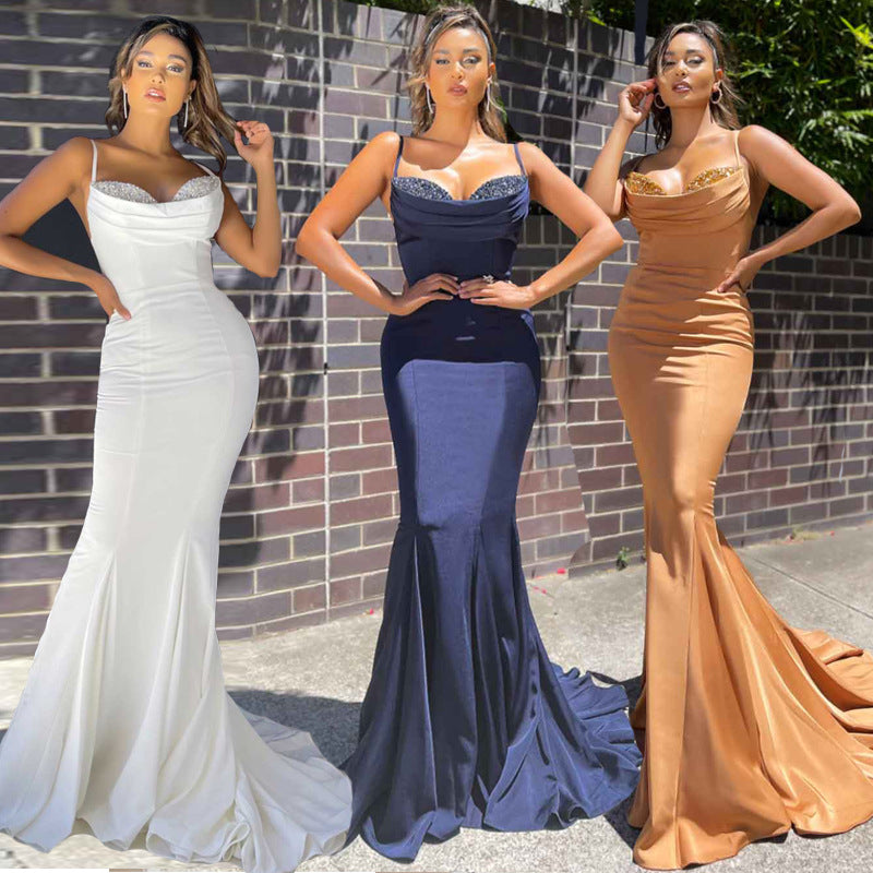 Sexy Brush Tail Evening Party Dresses-Sexy Dresses-Free Shipping at meselling99