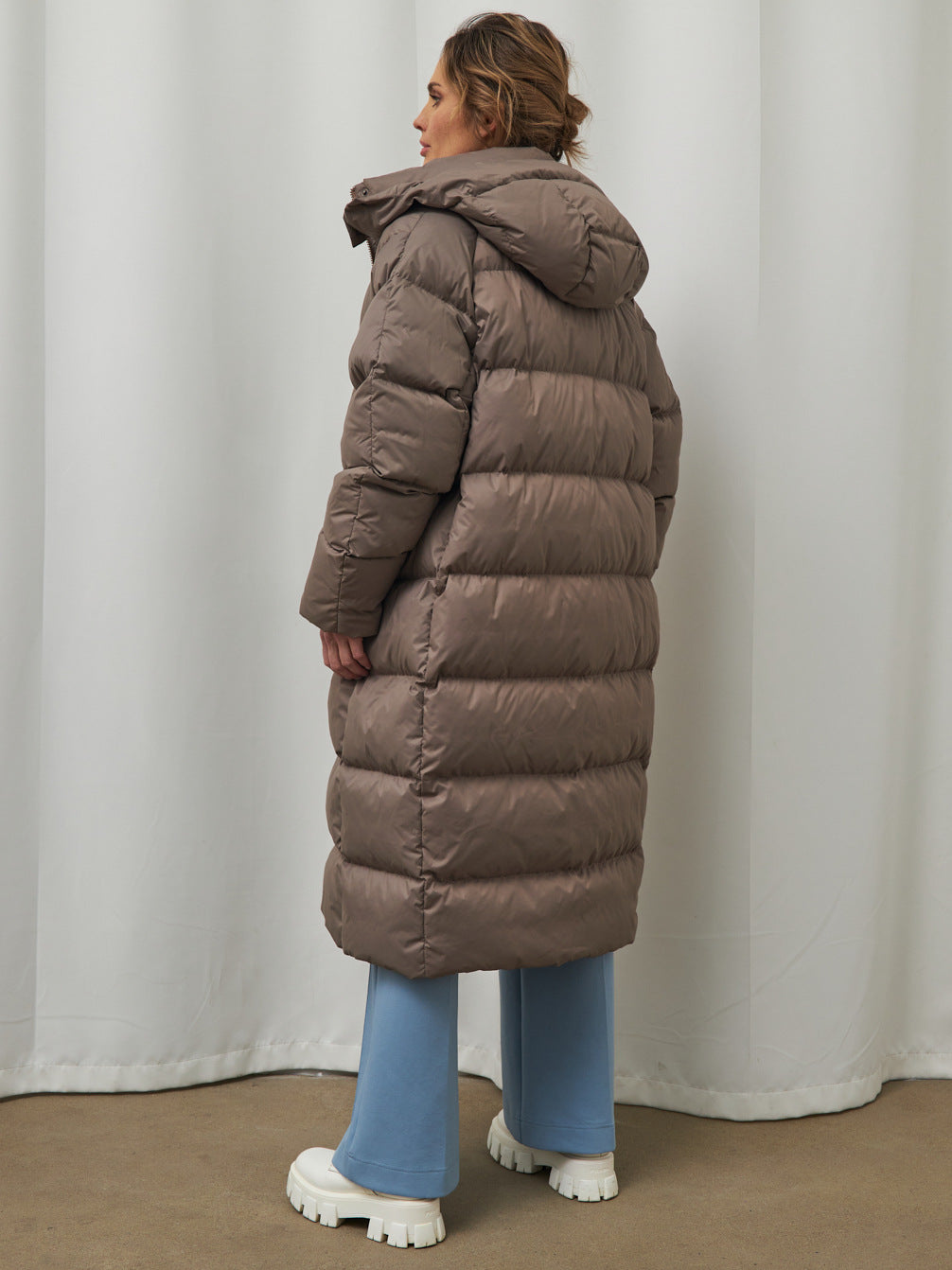 Fashion Luxury Warm Long Down Jackets for Women