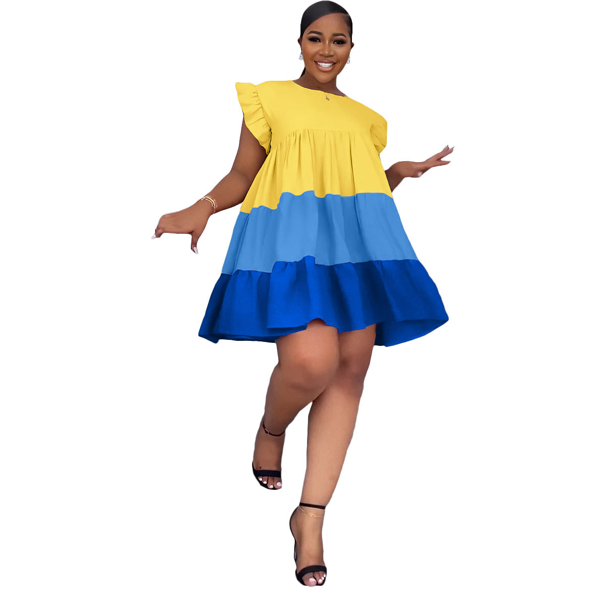 Casual Summer Ruffled Short Daily Dresses