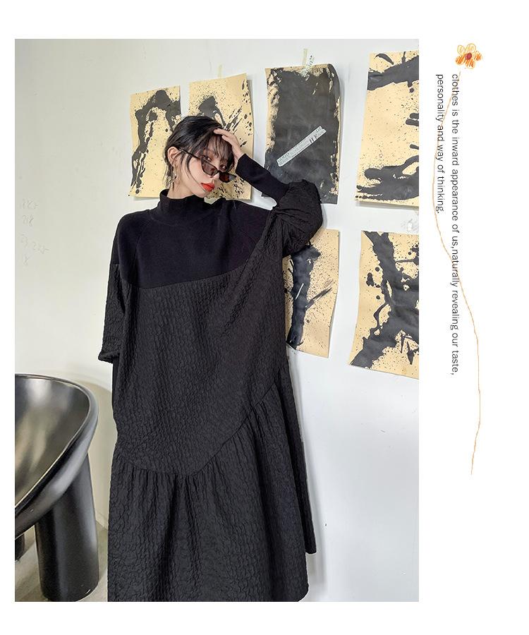 Classy Stand Collar Cozy Long A Line Dresses-Dresses-Free Shipping at meselling99