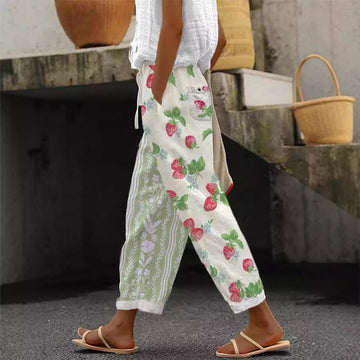 Casual Women Drawstring Elastic Waist Pants