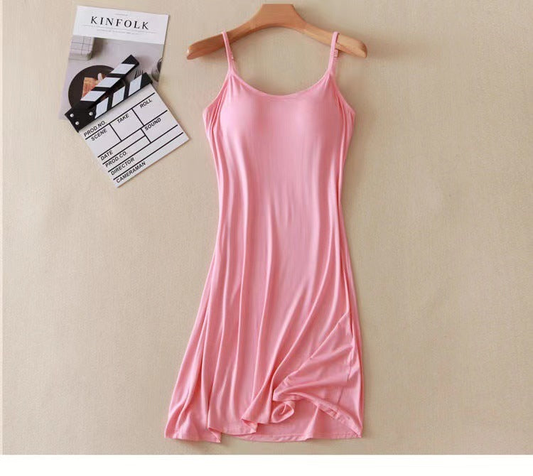 Casual Comfortable Built in Bra Homewear