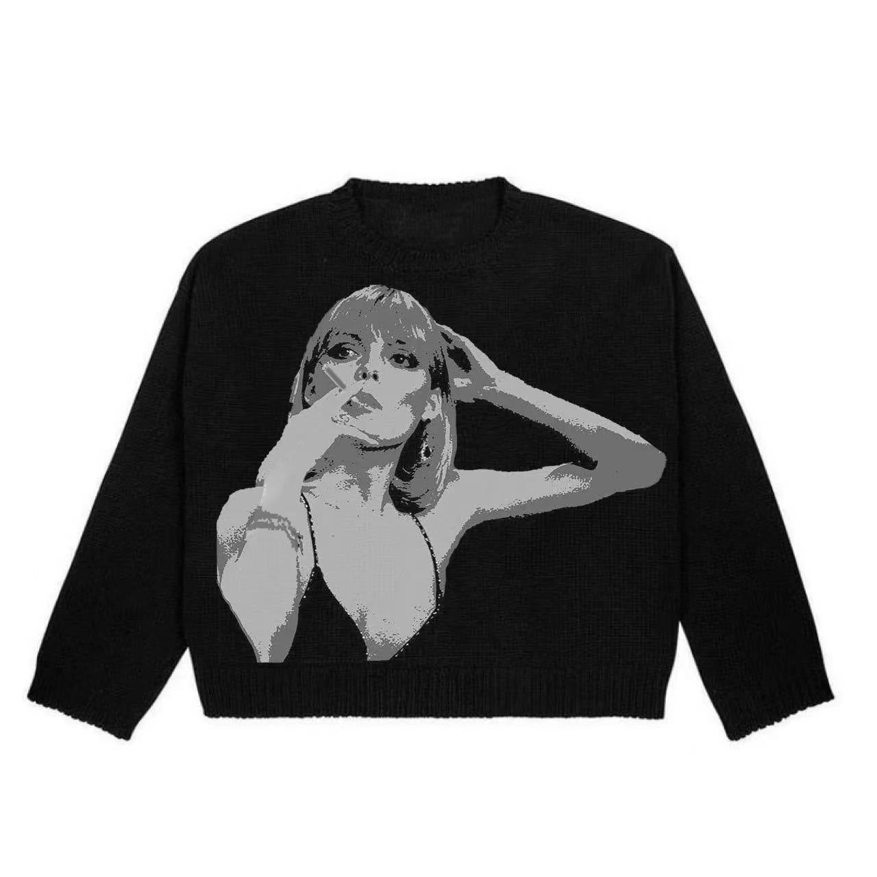 Casual Oversized Round Neck Sweater for Women