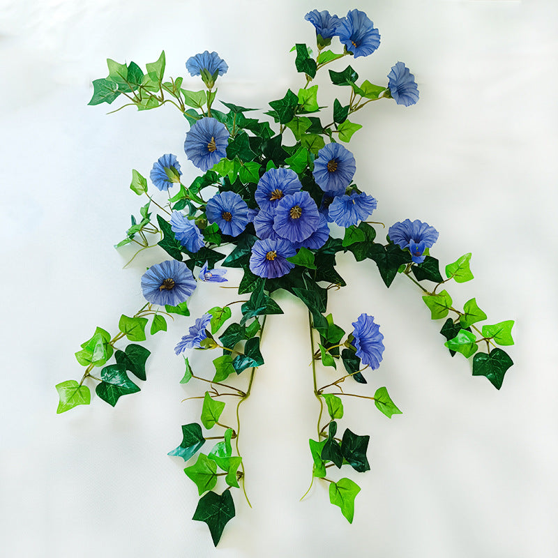 Artificial Morning Glory Flowers – Fake Vine Flowers, Plastic Hanging Decor
