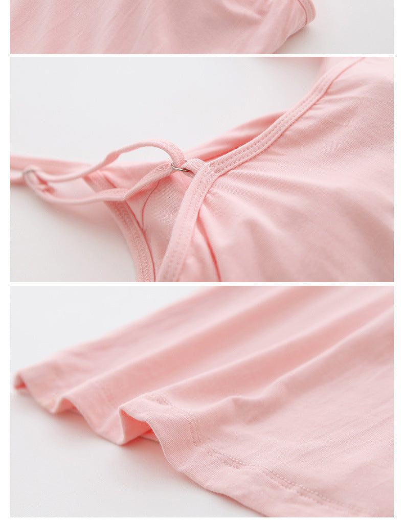 Casual Comfortable Built in Bra Homewear