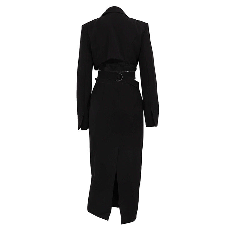 Women's Cutout Blazer Office Dress