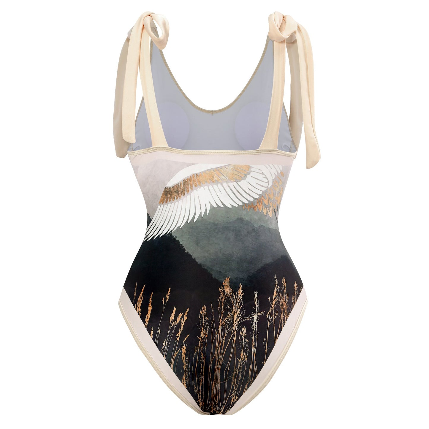 Women's One-Piece Swimsuit with Sun Protection Cover-Up