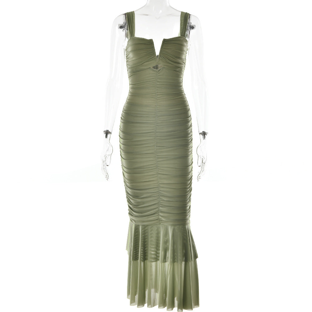 Women's Sleeveless Bodycon Mermaid Dress