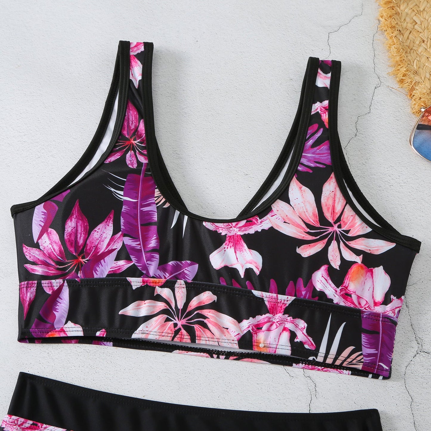 Sexy Floral Print Summer Boxer Swimsuits