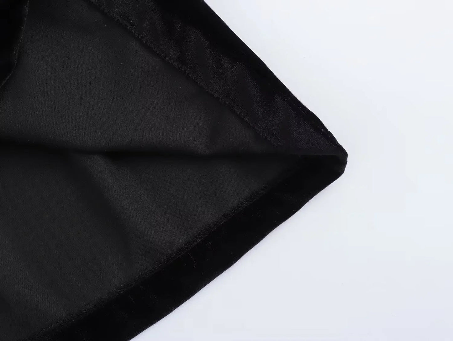 Elegant Velvet Fitted Diamond-Embellished Long-Sleeve Short Hemline Dress
