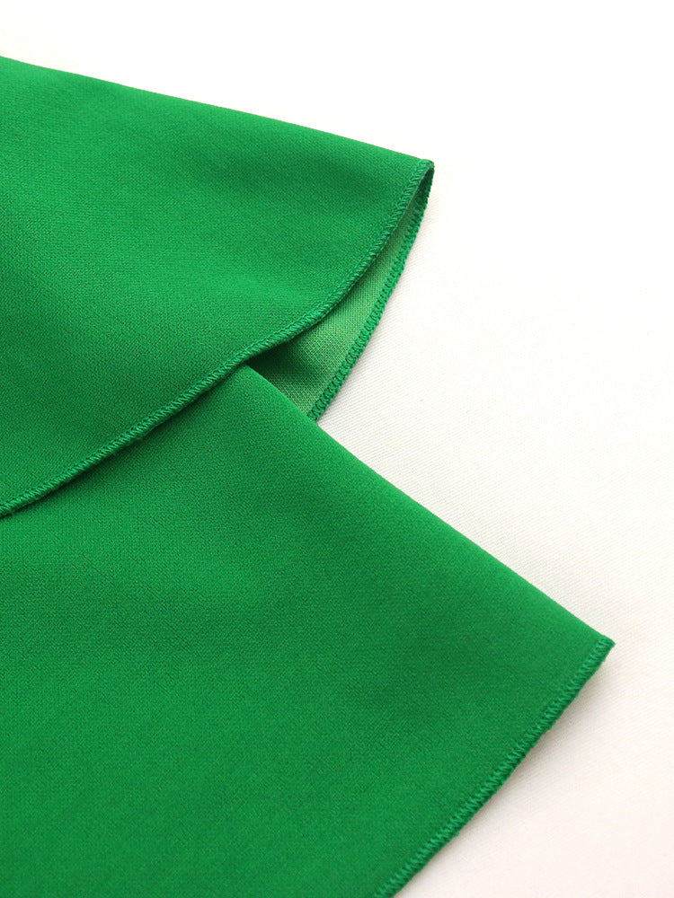 Elegant Dress Elegant Ruffled Summer Short Sleeves Dresses-Dresses-Free Shipping at meselling99