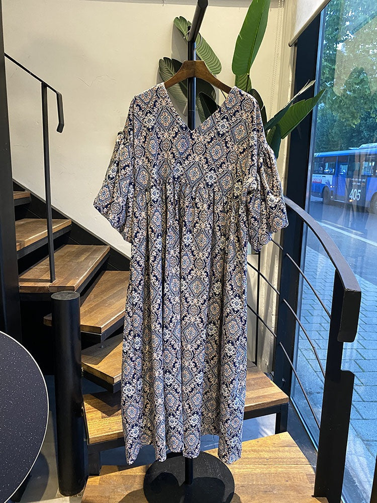 Vintage Summer Casual Women Dresses-Dresses-Free Shipping at meselling99