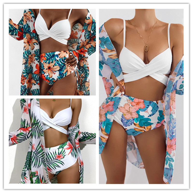 Sexy Women Bikini Swimwear 3pcs/Set