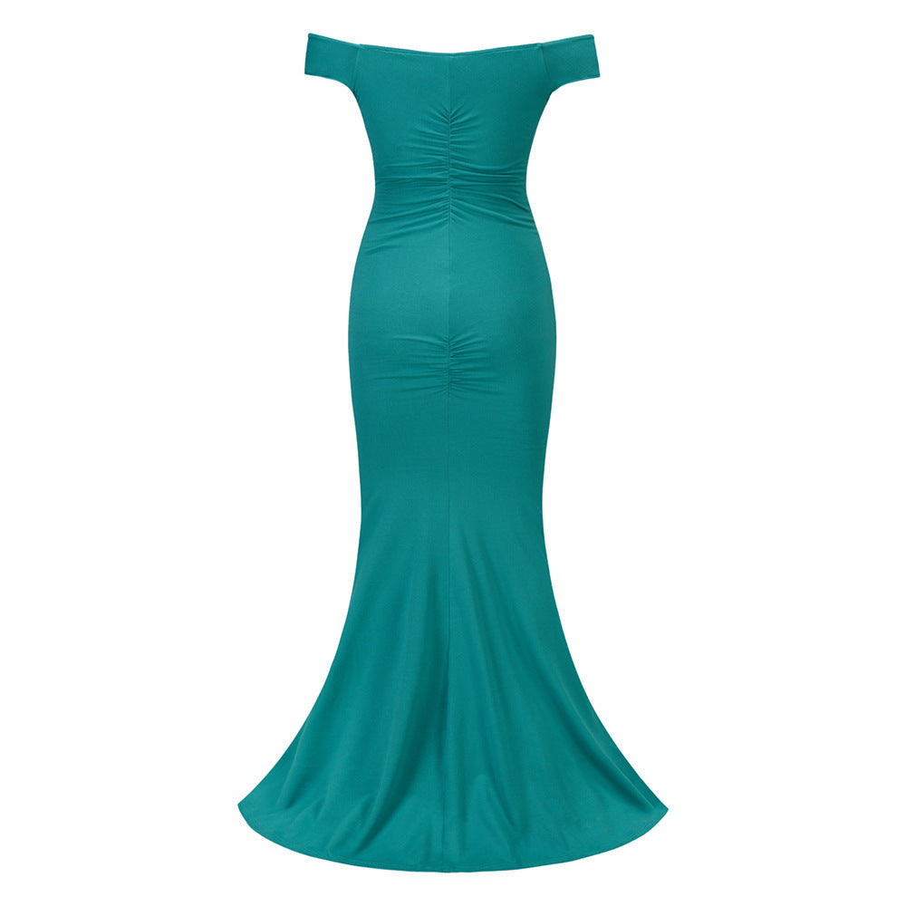 Sexy Backless Slim Women Evening Party Dresses-Dresses-Free Shipping at meselling99