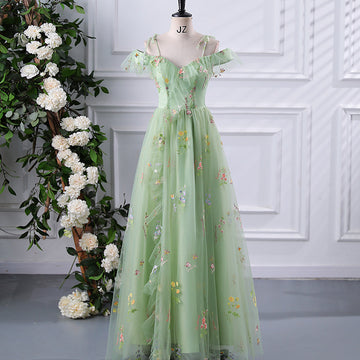 Fairly Off The Shoulder Tulle Bridesmaid Dresses