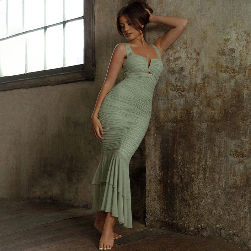 Women's Sleeveless Bodycon Mermaid Dress