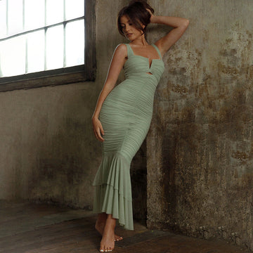 Women's Sleeveless Bodycon Mermaid Dress