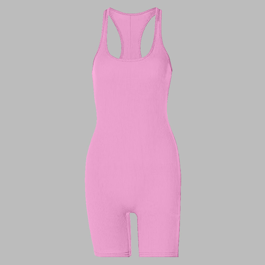 Sexy U Neck Sheath Yoga Suits Sports Suits
