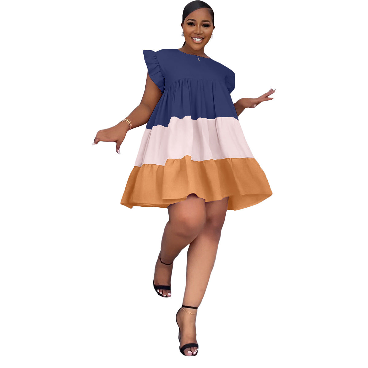Casual Summer Ruffled Short Daily Dresses
