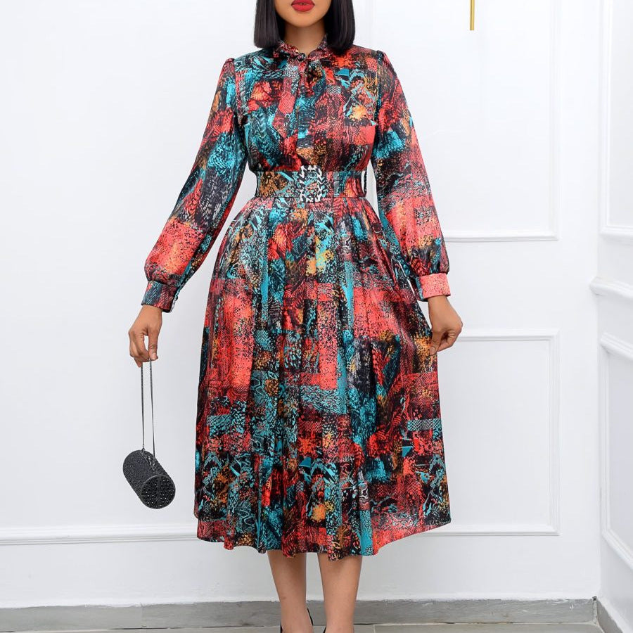 Elegant High Waist Plus Sizes Party Dresses for Women-Dresses-Free Shipping at meselling99