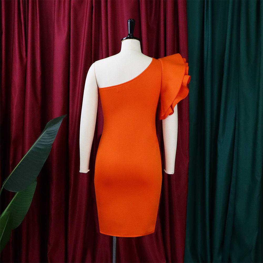 Summer One Shoulder Sexy Party Dresses for Women-Dresses-Free Shipping at meselling99
